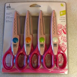8 pack of decorative scissors for scrapbooking